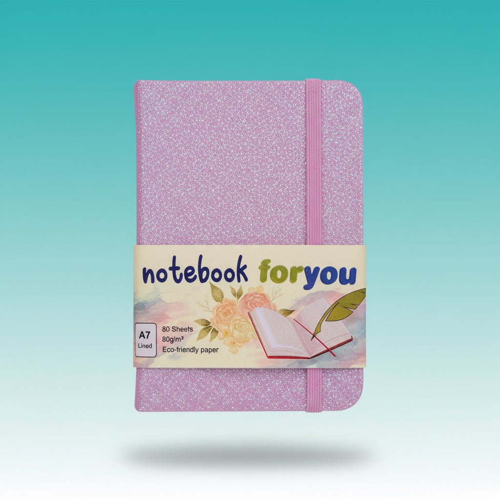 A7 Glitter Diary 5801-8 by Gift Hub Mart