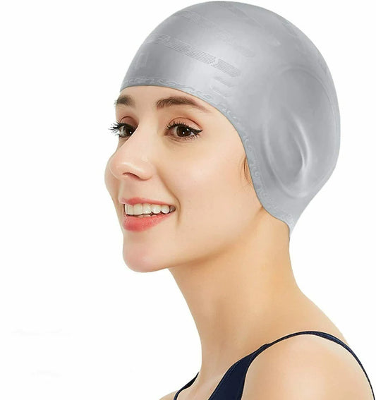 Sporty Silicon Swimming Cap Big