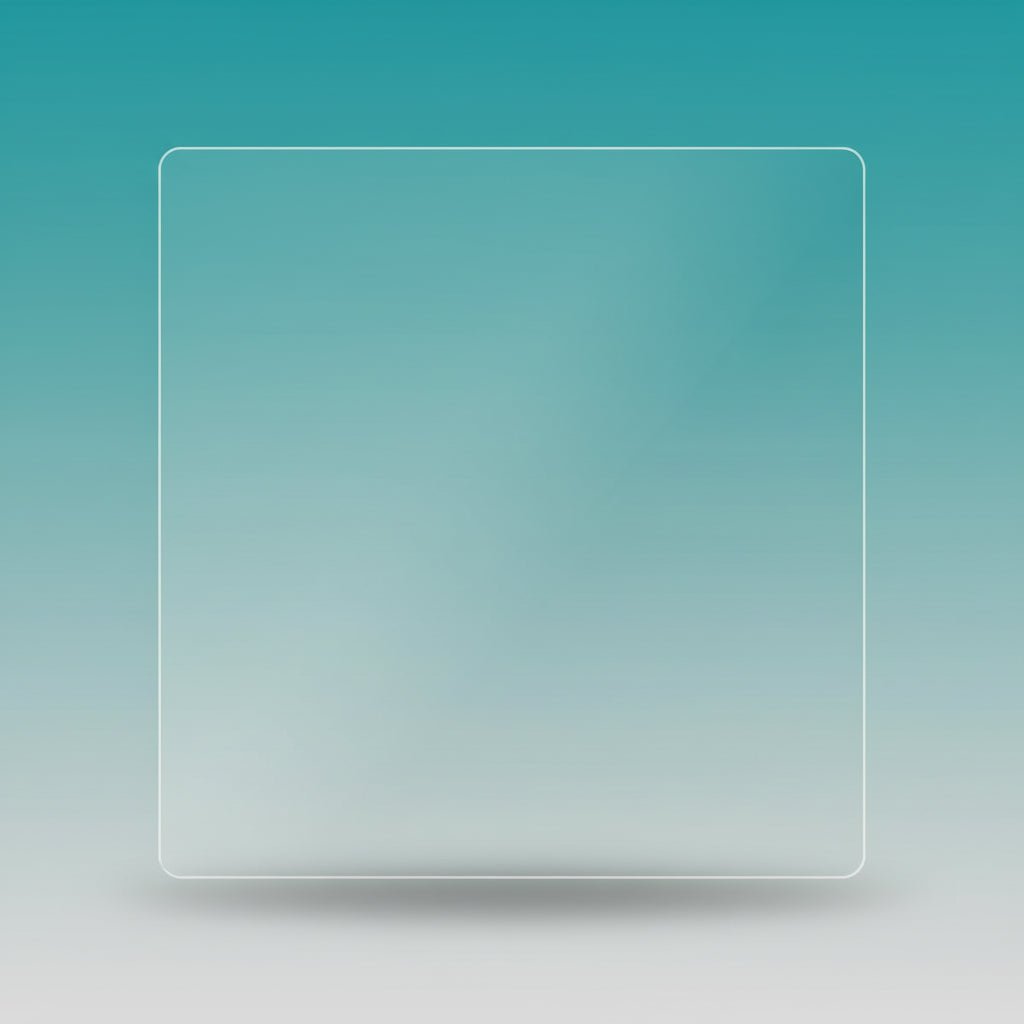 Acrylic Sheet Clear Square 3.8MM 4 TASS44 by Gifthubmart