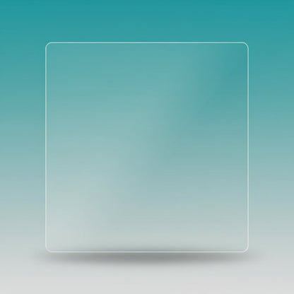 Acrylic Sheet Clear Square 3.8MM 4 TASS44 by Gifthubmart