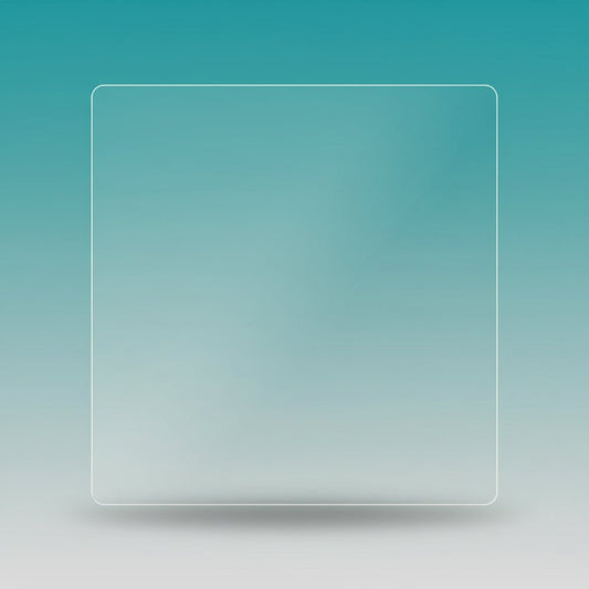 Acrylic Sheet Clear Square 3.8MM 4 TASS44 by Gifthubmart