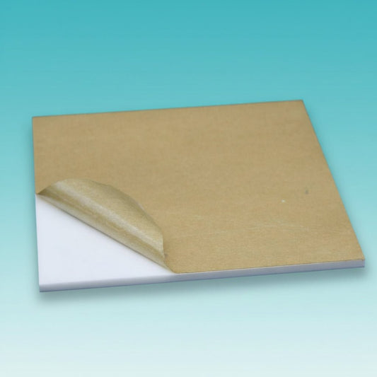 Acrylic Sheet White Square 3MM 4 Inch WAPSR44 by Gifthubmart