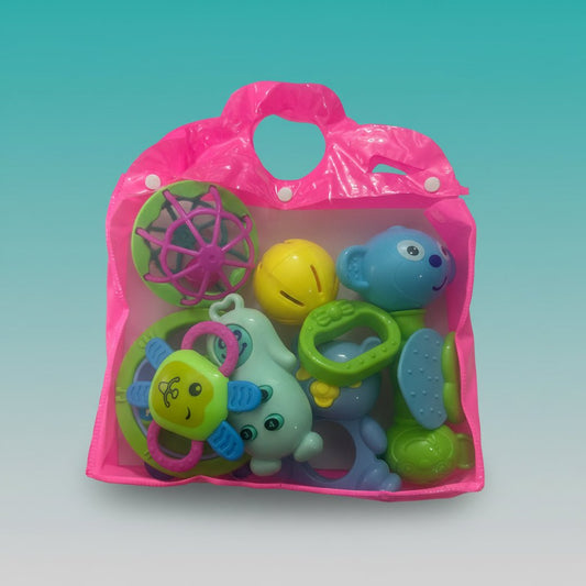 Aditi Toys Kinder Rattles 8 pcs Bag by Gift Hub Mart