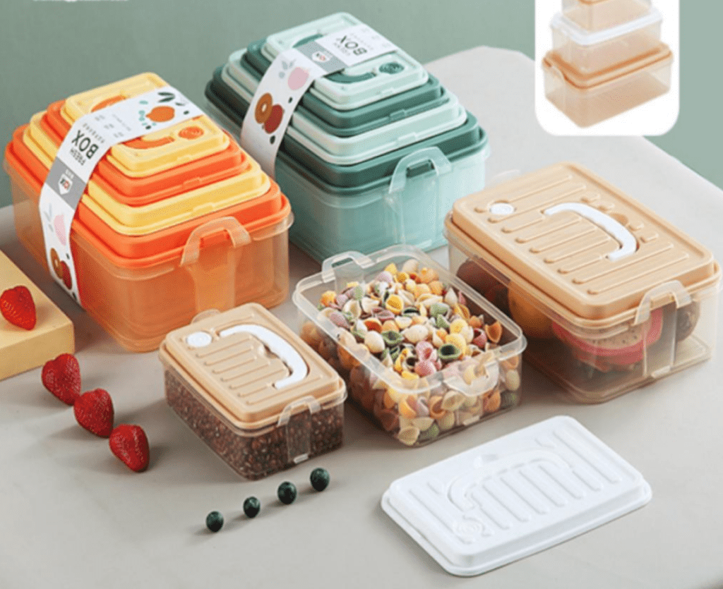Airtight Food Storage Container Set of 3 by Gifthubmart
