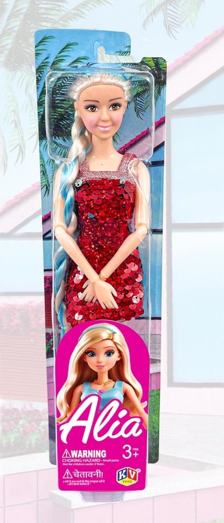 Alia Sequins Dress Doll KV 3+ by Gift Hub Mart