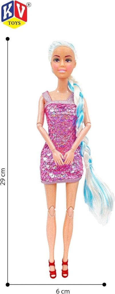 Alia Sequins Dress Doll KV 3+ by Gift Hub Mart