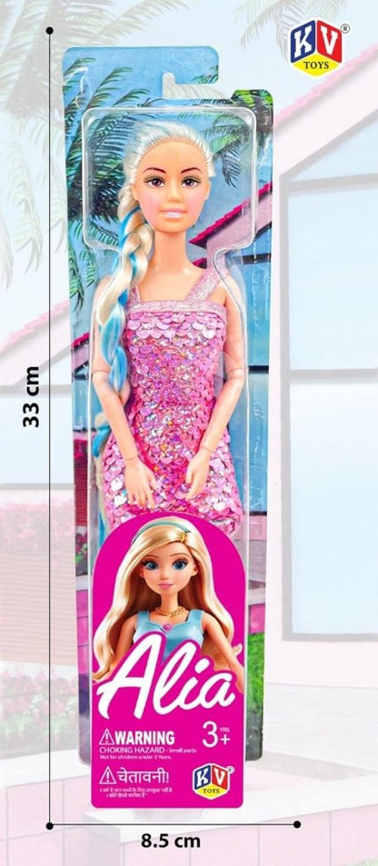 Alia Sequins Dress Doll KV 3+ by Gift Hub Mart