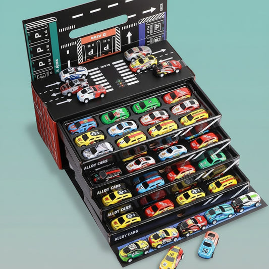 Alloy Car Set 48 Pcs 3+ by Gift Hub Mart