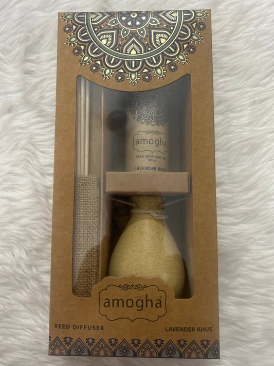 Amogha Reed Diffuser Set by Gifthubmart