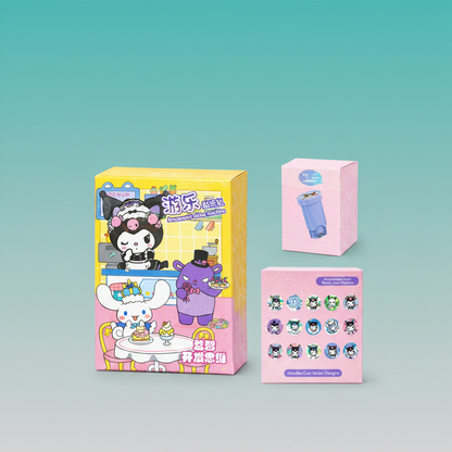 Amusement Sticker Stamp Kuromi by Gift Hub Mart