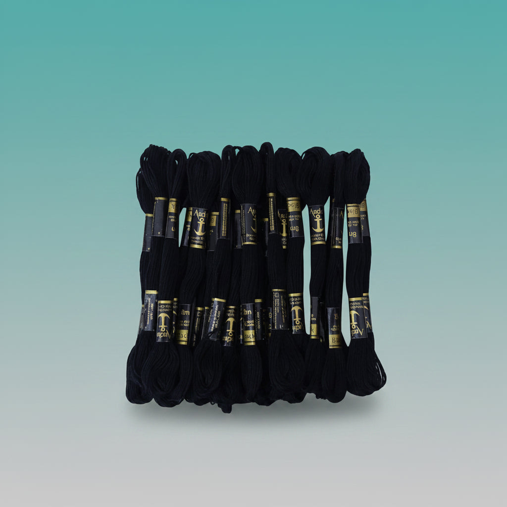 Anchor Embroidery Black Thread by Gifthubmart