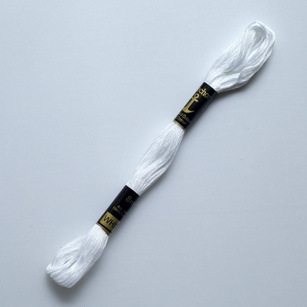 Anchor Embroidery White Thread by Gifthubmart