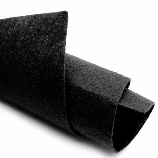 A4 Nonwoven Felt Sheet Black ANFSBK129