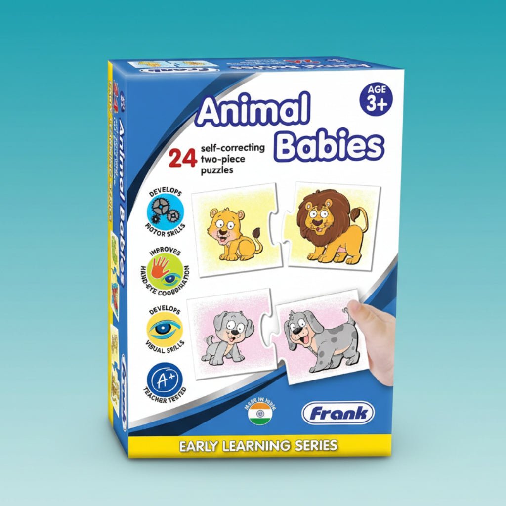 Animals & Babies 2 Pc Puzzle Frank by Gifthubmart