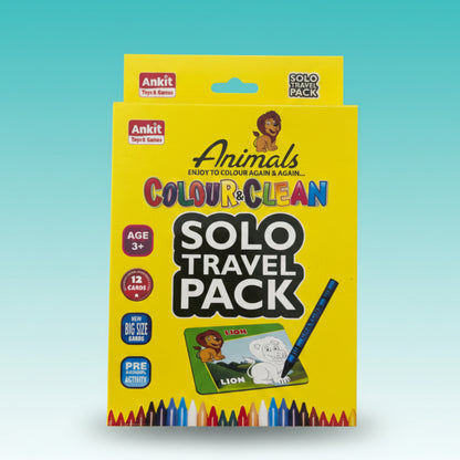 Ankit Colour & Clean Animals 3+ by Gift Hub Mart
