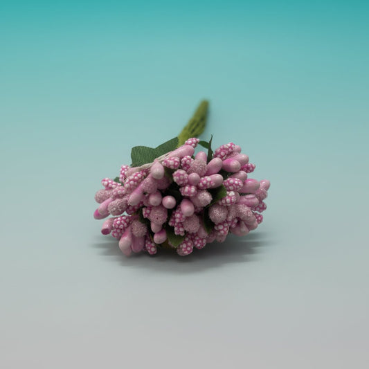 Artificial Flower Pollens Baby Pink by Gifthubmart