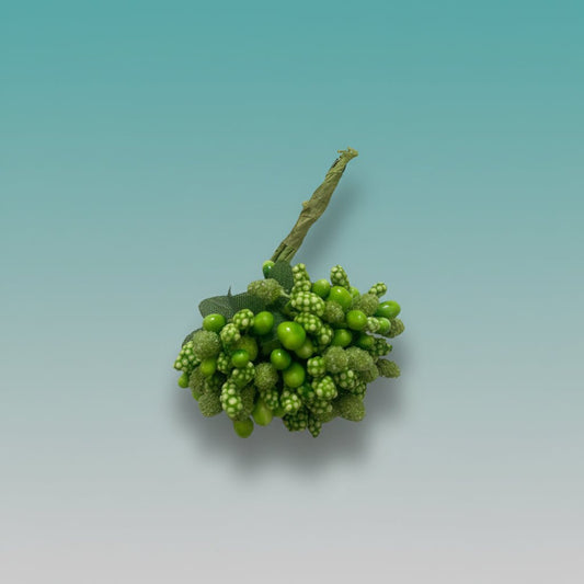 Artificial Flower Pollens Green by Gifthubmart
