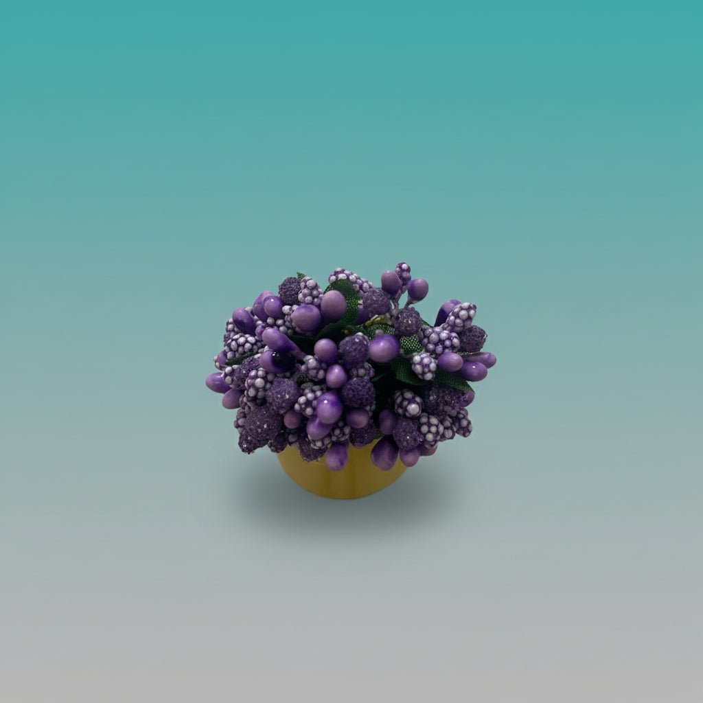 Artificial Flower Pollens Purple by Gifthubmart
