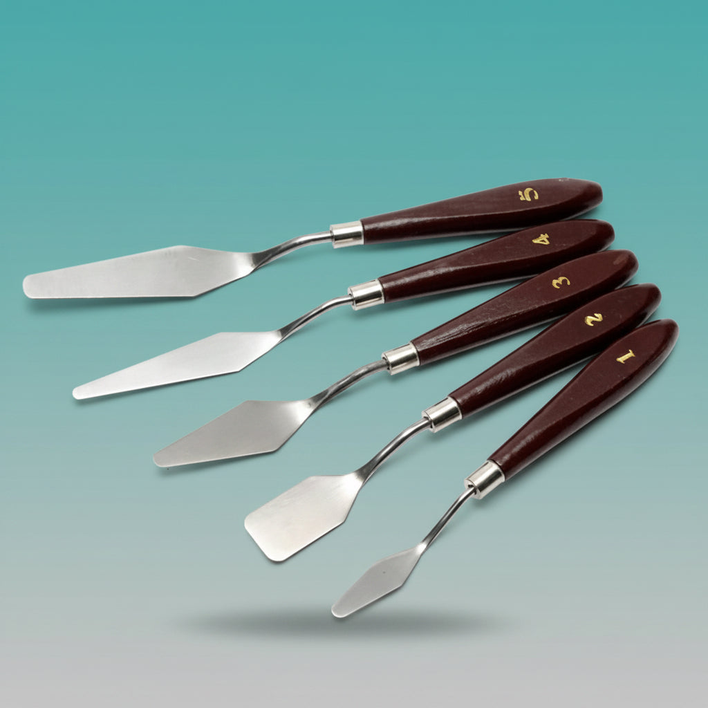 Artist Palette Knives (Set of 5) by Gifthubmart