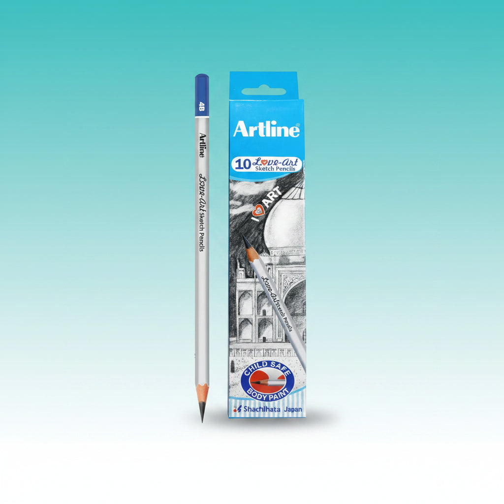 Artline Panel 4B Sketch Pencils by Gifthubmart