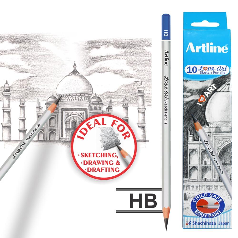 Artline Panel HB Sketch Pencils by Gifthubmart