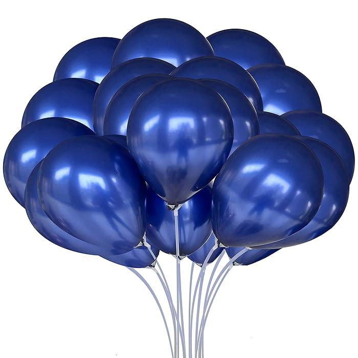 Balloon Metallic Dark Blue by Gifthubmart