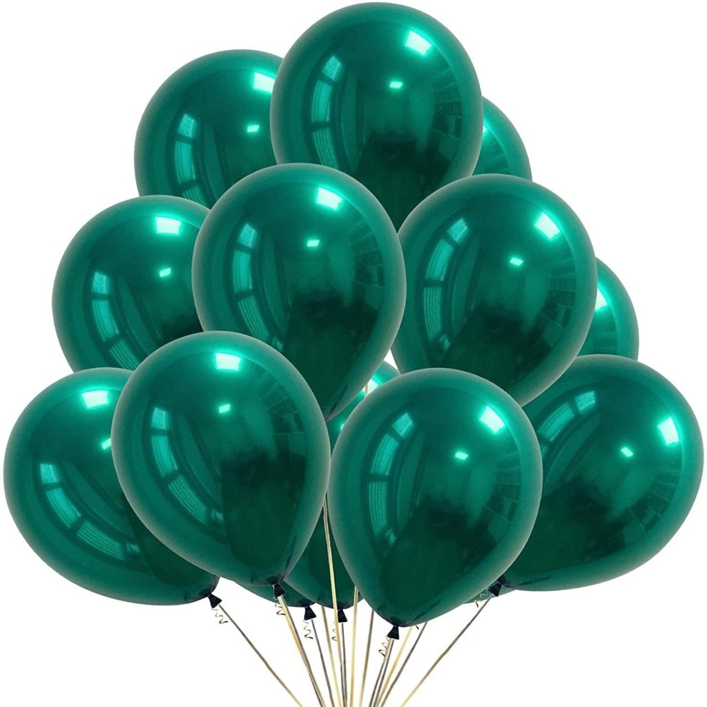Balloon Metallic Dark Green by Gifthubmart