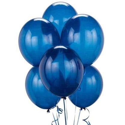 Balloon Metallic Darkest Blue by Gifthubmart