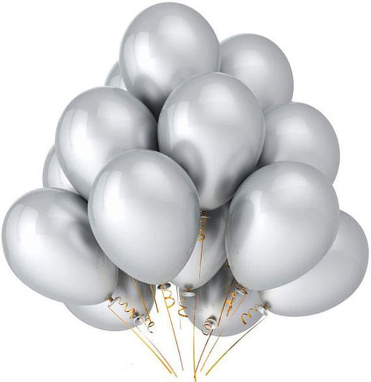 Balloon Metallic Grey by Gifthubmart