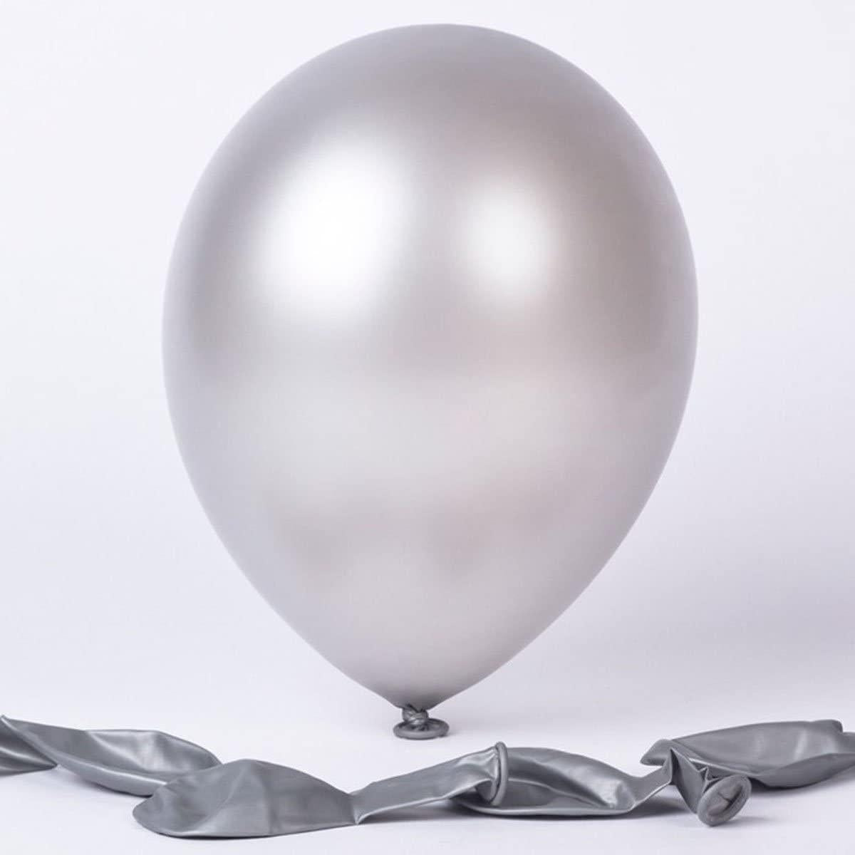 Balloon Metallic Grey by Gifthubmart