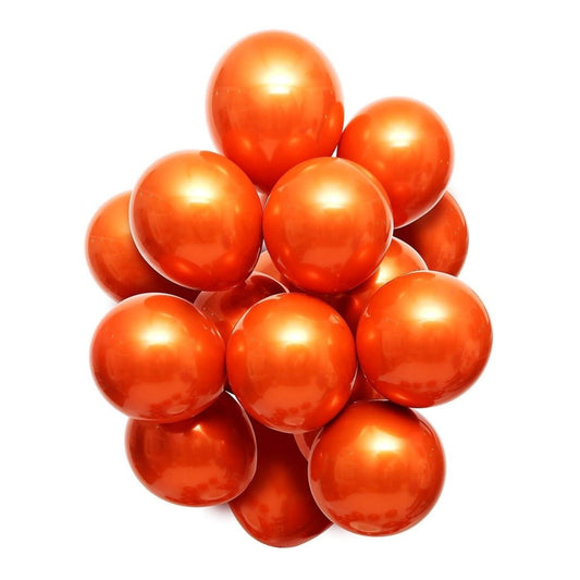 Balloon Metallic Orange by Gifthubmart