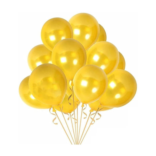 Balloon Metallic Yellow by Gifthubmart