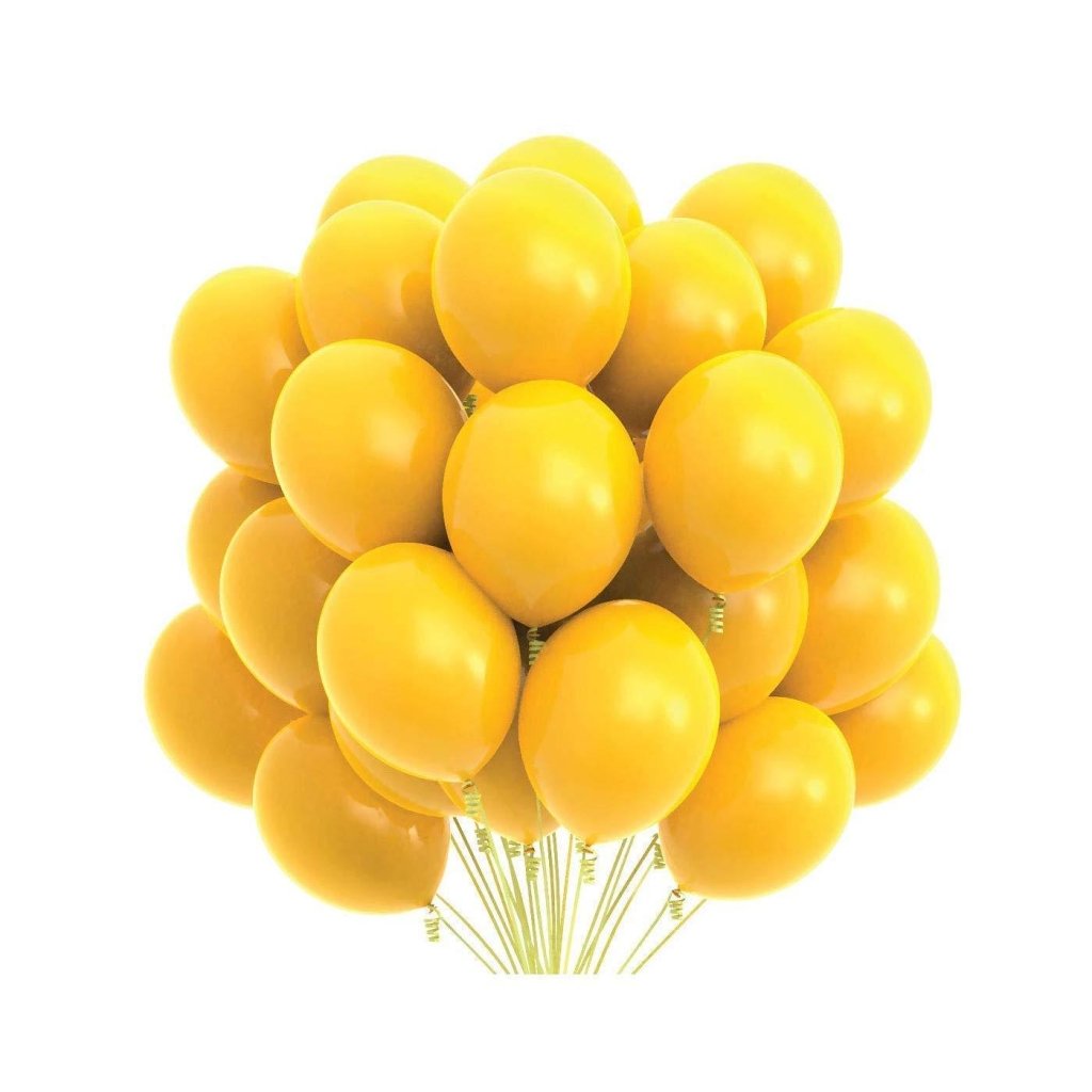 Balloon Metallic Yellow by Gifthubmart