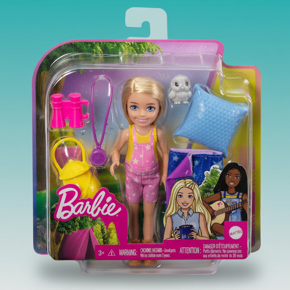 Barbie Camping Playset with Chelsea (HDF77) by Gifthubmart