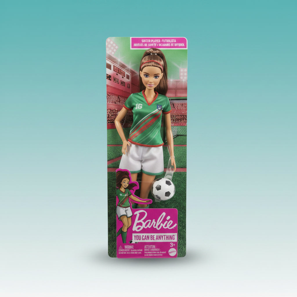 Barbie Soccer Player- Mattel 3+ by Gift Hub Mart