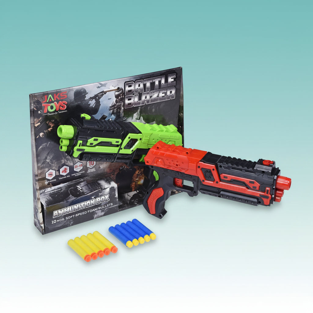 Battle Blazer Nerf Gun 3+ Jaks Toys by Jaks Toys