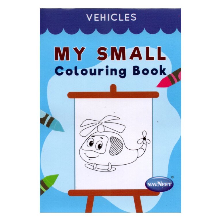 Navneet Small Colouring Book- Vehicles