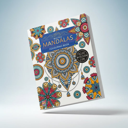 Beautiful Mandala Colouring Book by Gift Hub Mart
