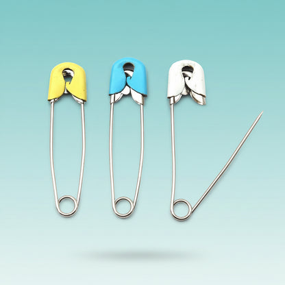 Big Stainless Steel Double Lock Safety Pin by Gifthubmart