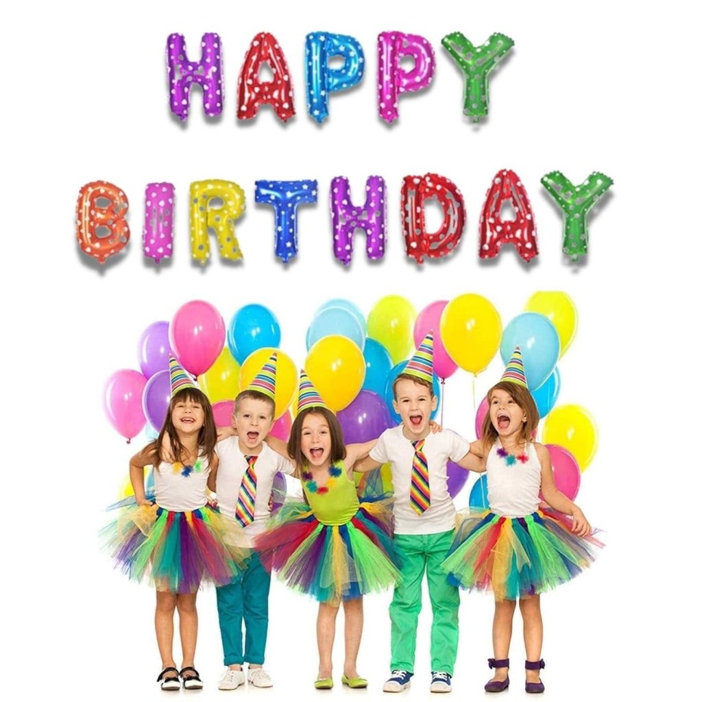 Birthday Foil Balloon 16" Multicolour by Gifthubmart