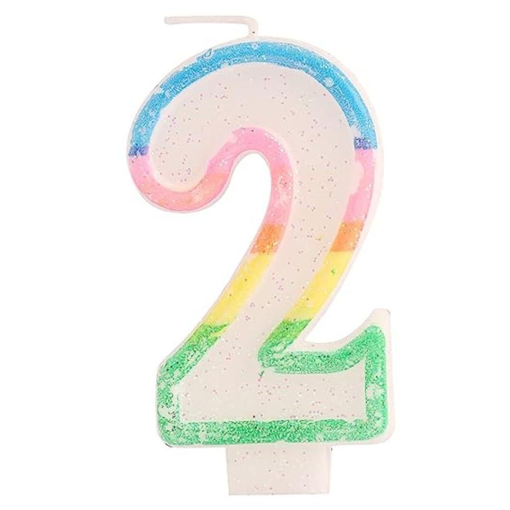 Birthday Number Candle 2 by Gifthubmart