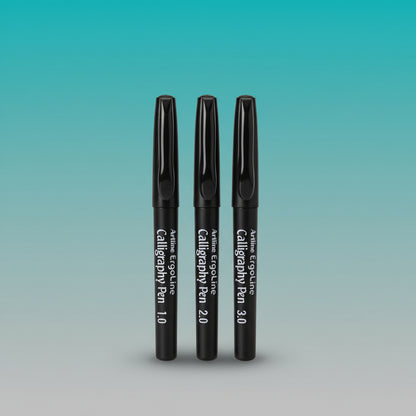Black Artline Calligraphy Pen (Black) by Gifthubmart