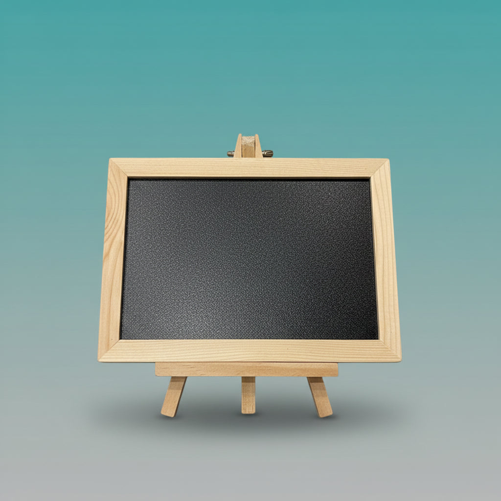 Black Canvas with Easel by Gifthubmart
