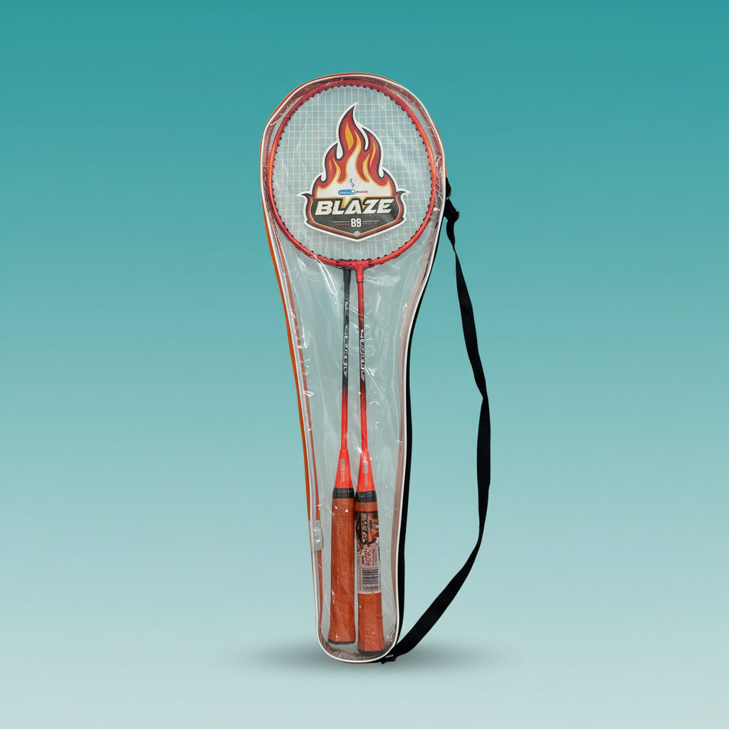 Blaze Badminton Racket Set of 2 by Gift Hub Mart