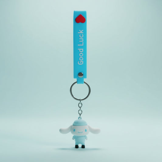 Blue Cinnamoroll Keychain- Good Luck by Gift Hub Mart