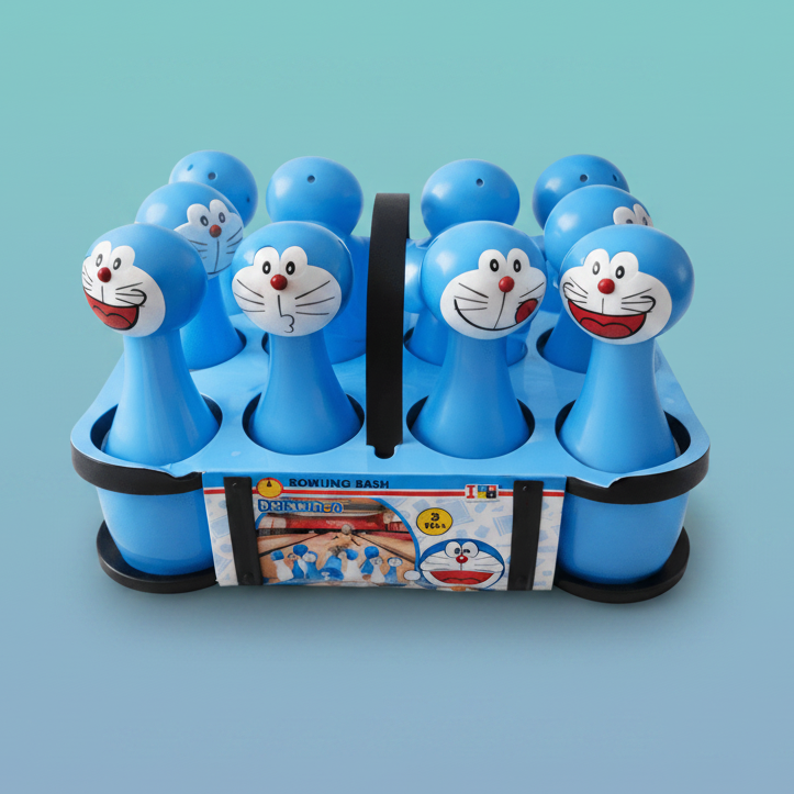Bowling Bash Doraemon 3+ by Gift Hub Mart