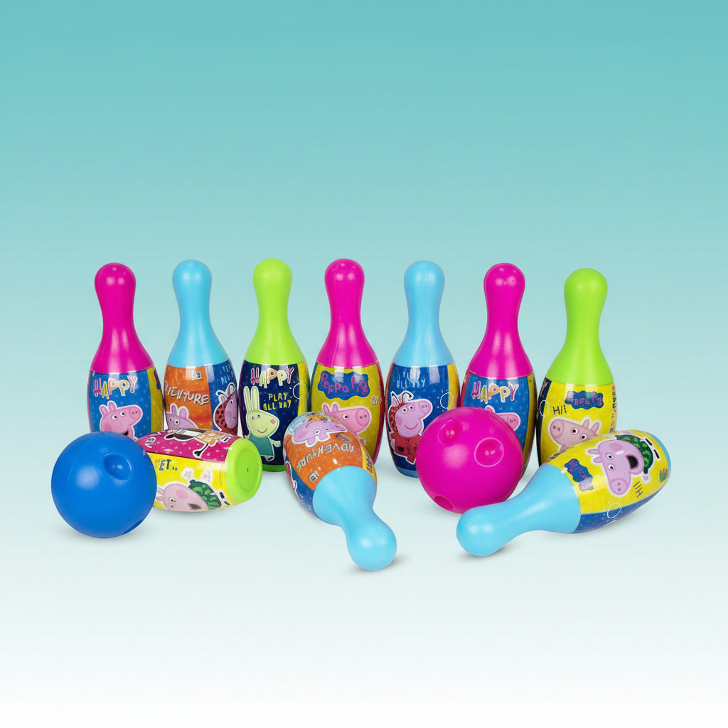 Bowling Play Set Peppa Pig 3+ by Gift Hub Mart