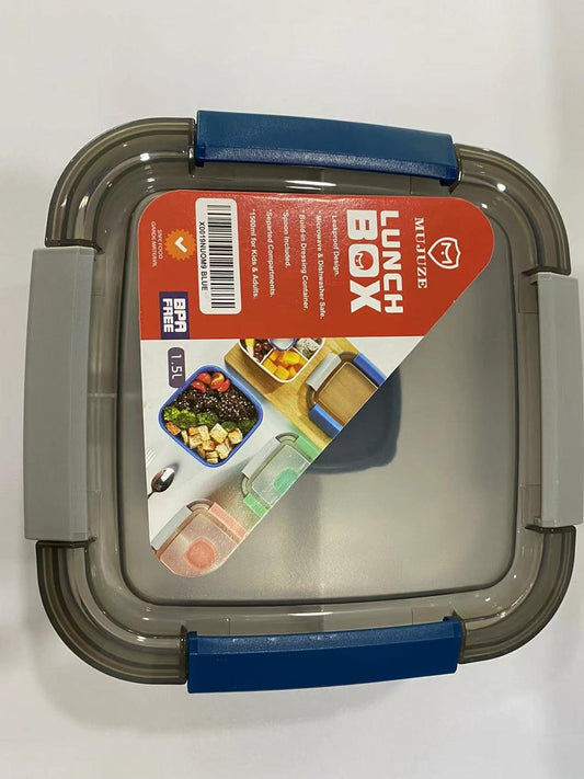 4 Compartment Lunch Box with dip container leakproof (Gibo)