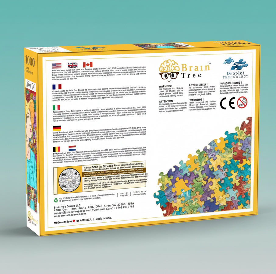 Brain Tree Fancy Girl 1000 Pcs Puzzle 14+ by Gifthubmart