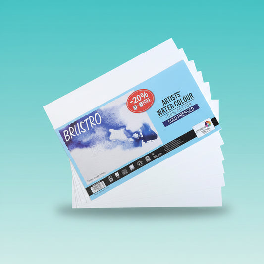 Brustro A4 Water Colour Paper 280 GSM Brustro (Single Pc) by Gifthubmart